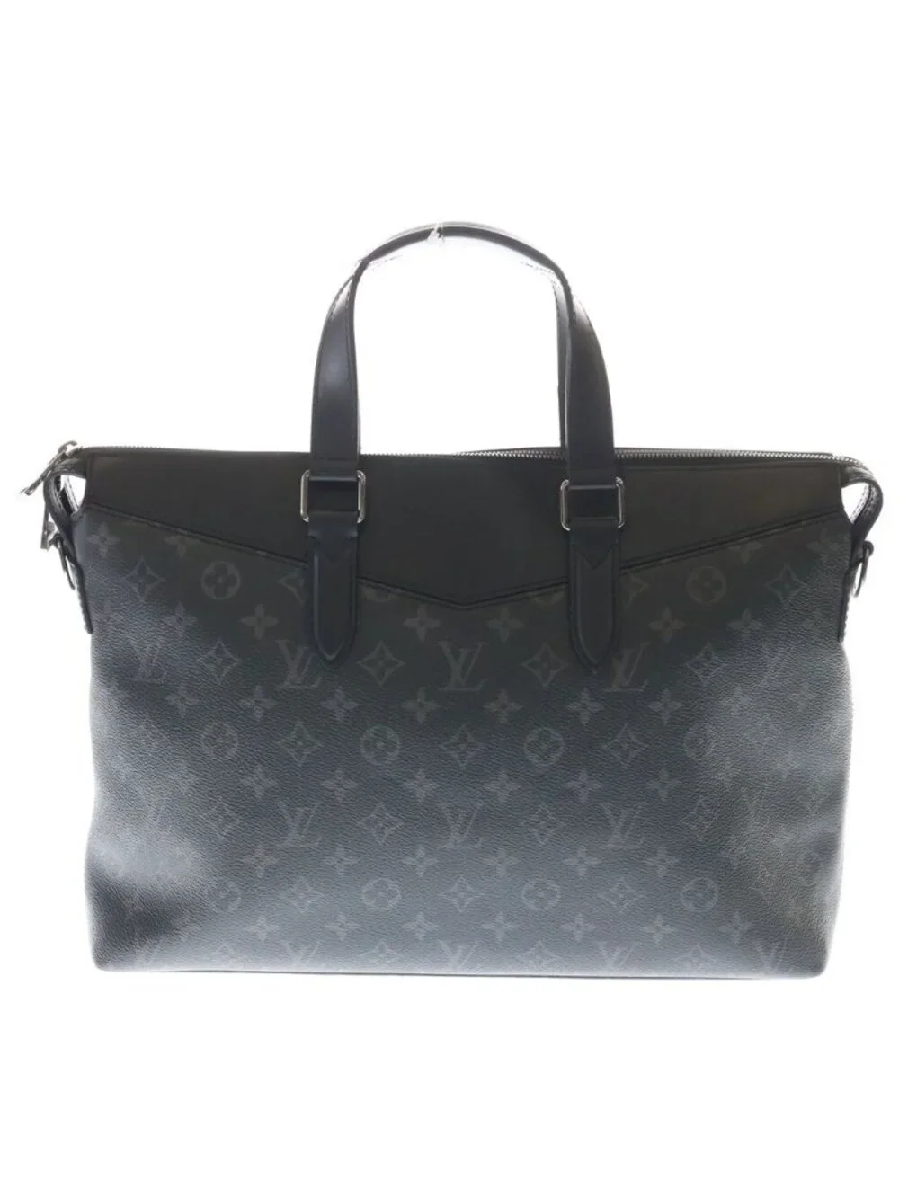 Louis Vuitton Monogram Eclipse Briefcase Explorer Leather 2-Way Shoulder